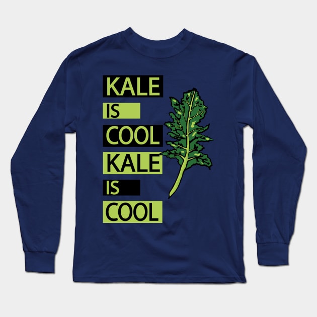 Kale is cool - Healthy Long Sleeve T-Shirt by papillon